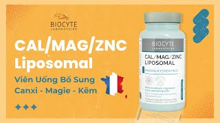 Viên uống bổ sung Canxi  Magie  Kẽm Liposomal [upl. by Rhiamon]