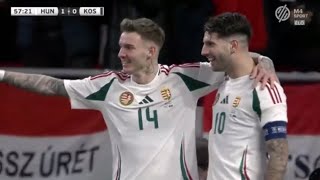 Dominik Szoboszlai Goal  Hungary vs Kosovo 20 Goals ResultsExtended Highlights Friendly Match [upl. by Tybi]