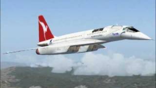 Concord vs Tu144 FSX2004 [upl. by Recnal]