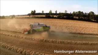 Father son angel child a family Grain Harvest Germany 2014 and DJI Phantom 2 H3 3D gopro 3 [upl. by Gaspard]