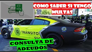 COMO saber si tengo quotINFRACCIONES DE TRANSITOquot en la CDMX 2023 [upl. by Annad446]