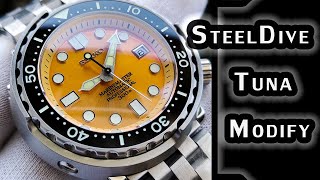 My new SteelDive 1975 Tuna amp Seiko mod  And new painful experience [upl. by Erland239]