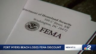 Fort Myers Beach residents lose FEMA flood insurance discounts town on probation [upl. by Solberg]