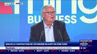 Patrick Artus Natixis Nouvelle contraction de léconomie en août en zone euro [upl. by Ahseyt]