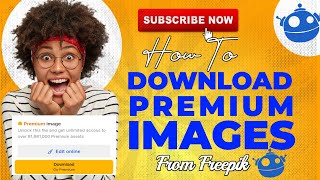 How to download premium Images for free from freepik  Easy and Legit Method [upl. by Nwahsear]