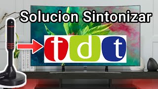 Solución Como sintonizar canales TDT con la antena correcta [upl. by Donell413]