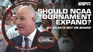 Jay Bilas calls potential NCAA Tournament expansion profoundly stupid 👀  College GameDay [upl. by Ahtanaram]