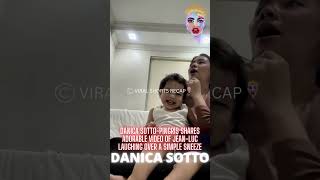 Danica SottoPingris shares adorable video of JeanLuc laughing over a simple sneeze [upl. by Atinihc]