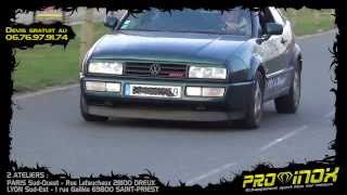 Corrado VR6 2 9l échappement inox Pro Inox [upl. by Eipper938]