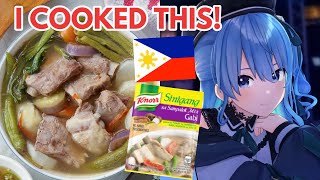 Suisei Can Cook This Filipino Dish [upl. by Moody]