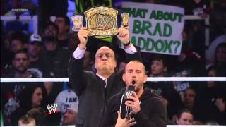 CM Punk and The Rock respond to The Shields attack on The Great One SmackDown Jan 25 2013 [upl. by Cirone]