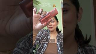 Maybelline Teddy Tint🧸 shorts maybelline review teddytint virallipstick [upl. by Terrene]