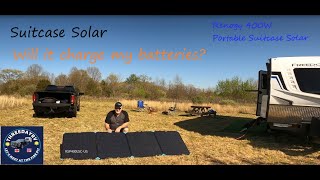 Renogy 400 Watt Portable Solar Suitcase Test amp Review [upl. by Hanni16]