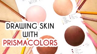 DRAWING SKIN WITH PRISMACOLORS Coloured Pencil Drawing Tutorial Episode 5 [upl. by Peppi]