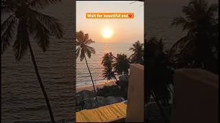 best sunset view ❤️ vlog shortvideo goa [upl. by Cyprus]