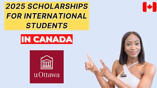 2025 FULLY FUNDED SCHOLARSHIP IN CANADA FOR INTERNATIONAL STUDENTS  BSc amp MSc [upl. by Imled610]