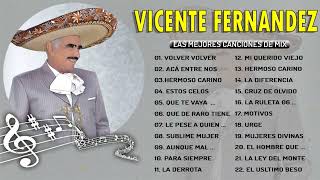 VICENTE FERNANDEZ MEJORES CANCIONES  VICENTE FERNANDEZ TOP20 GRANDES ÉXITOS MIX [upl. by Nillor]