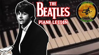 Beatles Lady Madonna Piano Tutorial lesson [upl. by Isman]