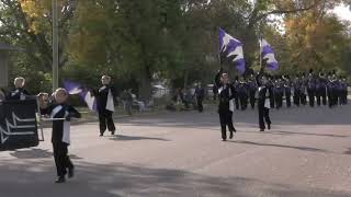 Hoven High School at Groton Marching Band Festival 10112024 [upl. by Narot]