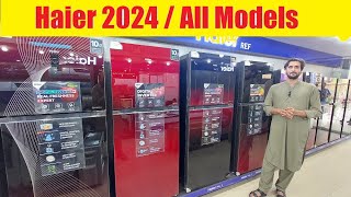 Haier Refrigerator price in Pakistan 2024  All Models  All Haier Jumbo Size [upl. by Nwahsram]