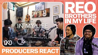 PRODUCERS REACT  REO Brothers In My Life Reaction [upl. by Etnoed]