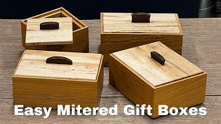 Mitered Keepsake Boxes [upl. by Lednam]