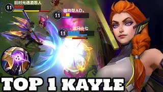 Wild Rift Kayle  Top 1 Kayle Gameplay Rank Grandmaster [upl. by Knut406]