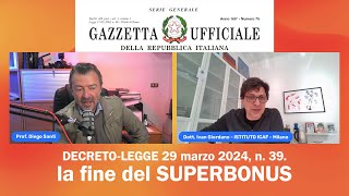 Superbonus mossa a sorpresa del GOVERNO e gravi conseguenze per i lavori programmati [upl. by Airbas]