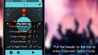 Tempo Advance Metronome App for iOS  Demo Video Setlists [upl. by Wessling]