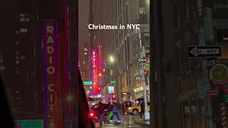 Christmas in NYC christmas viralvideo youtube youtubeshorts viralreels viralshort city [upl. by Nivrag415]