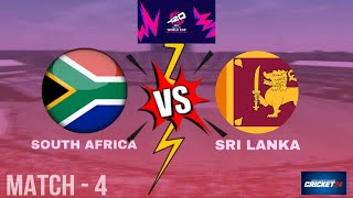 Match 4  RSA vs SL  Group D  New York  ICC T20 World Cup 2024 Highlights  Cricket 24 [upl. by Akenor710]