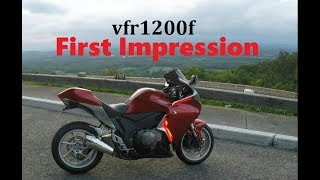 vfr1200f first impression and test ride [upl. by Adranoel]