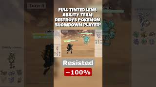 Full Tinted Lens Ability Team DESTROYS Pokemon Showdown Player [upl. by Asihtal]