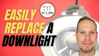 Downlights  How to Easily Replace fixed LED Downlight [upl. by Donall169]