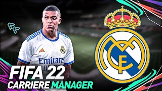 FIFA 22  CARRIÈRE MANAGER REAL MADRID  LE NOUVEAU PROJET [upl. by Holman]