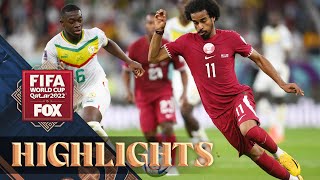 Qatar vs Senegal Highlights  2022 FIFA World Cup [upl. by Mihsah411]