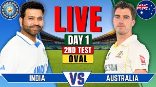 India vs Australia 2nd Test Day 1  IND vs AUS Live Match  Live Cricket Match Today  IND vs AUS [upl. by Milena]