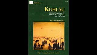 Kuhlau sonatina Op 55 No 1 2nd movement [upl. by Yrebmik299]