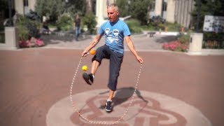 THE WORLD CHAMPION OF HACKY SACK Insane World Record [upl. by Rowen]