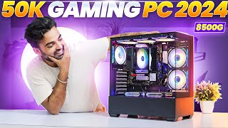 Build the FASTEST Gaming PC Under 50000  for 2024 [upl. by Coshow]