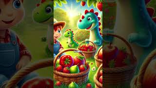 Tino and Leos Strawberry Farm Adventure storytelling shortvideo shortsviral [upl. by Wesley]