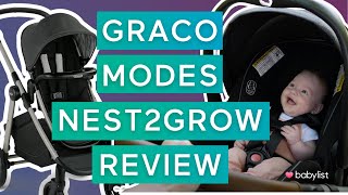 Graco Stroller Setup amp Review Nest2Grow Travel System  Babylist [upl. by Odella]