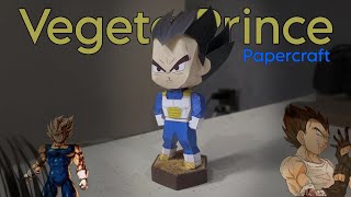 Prince Vegeta • Papercraft • Dragon Ball [upl. by Perla556]