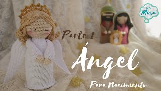 Parte 1 de 3 Ángel para nacimiento Tejido a Crochet Amigurumi Tutorial Paso A Paso [upl. by Jarita]