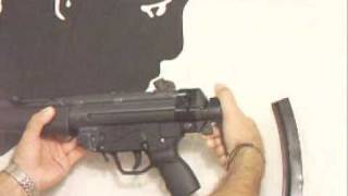 Disassembly HK MP5 Submachine gun Field strip MP5 [upl. by Symer]