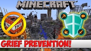 Minecraft Plugin Tutorial  Grief Prevention [upl. by Henigman]