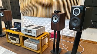 BampW 705 S3 Bookshelf Speaker Chinese Sound Demo [upl. by Joanie526]