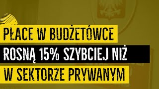 Płace w budżetówce rosną 15 szybciej niż w sektorze prywatnym  Kamil Cebulski i Karol Salawa [upl. by Cired988]