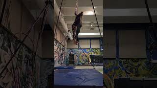 Aerial Trapeze  Practice flying with partner [upl. by Oicinoid]