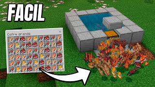 ✅ GRANJA de PESCA para Minecraft BEDROCK 120 ULTRA FACIL [upl. by Itsud]